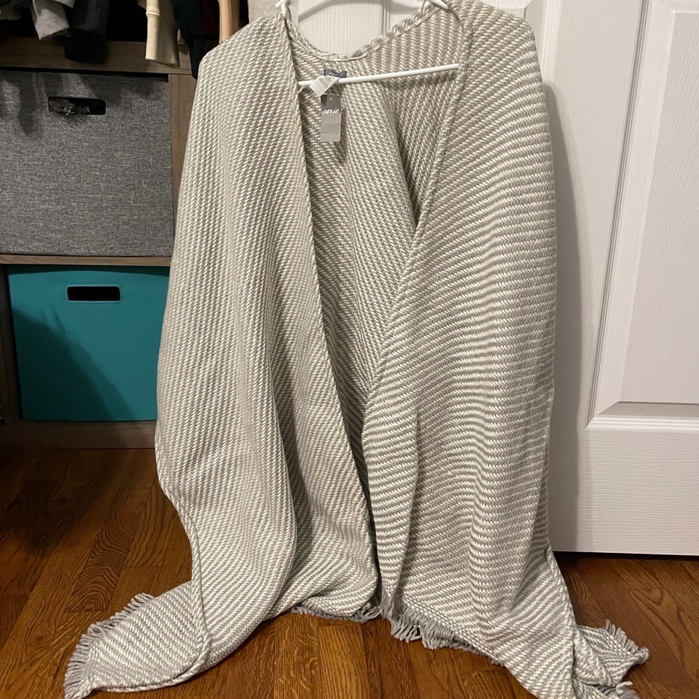 AE sweater poncho